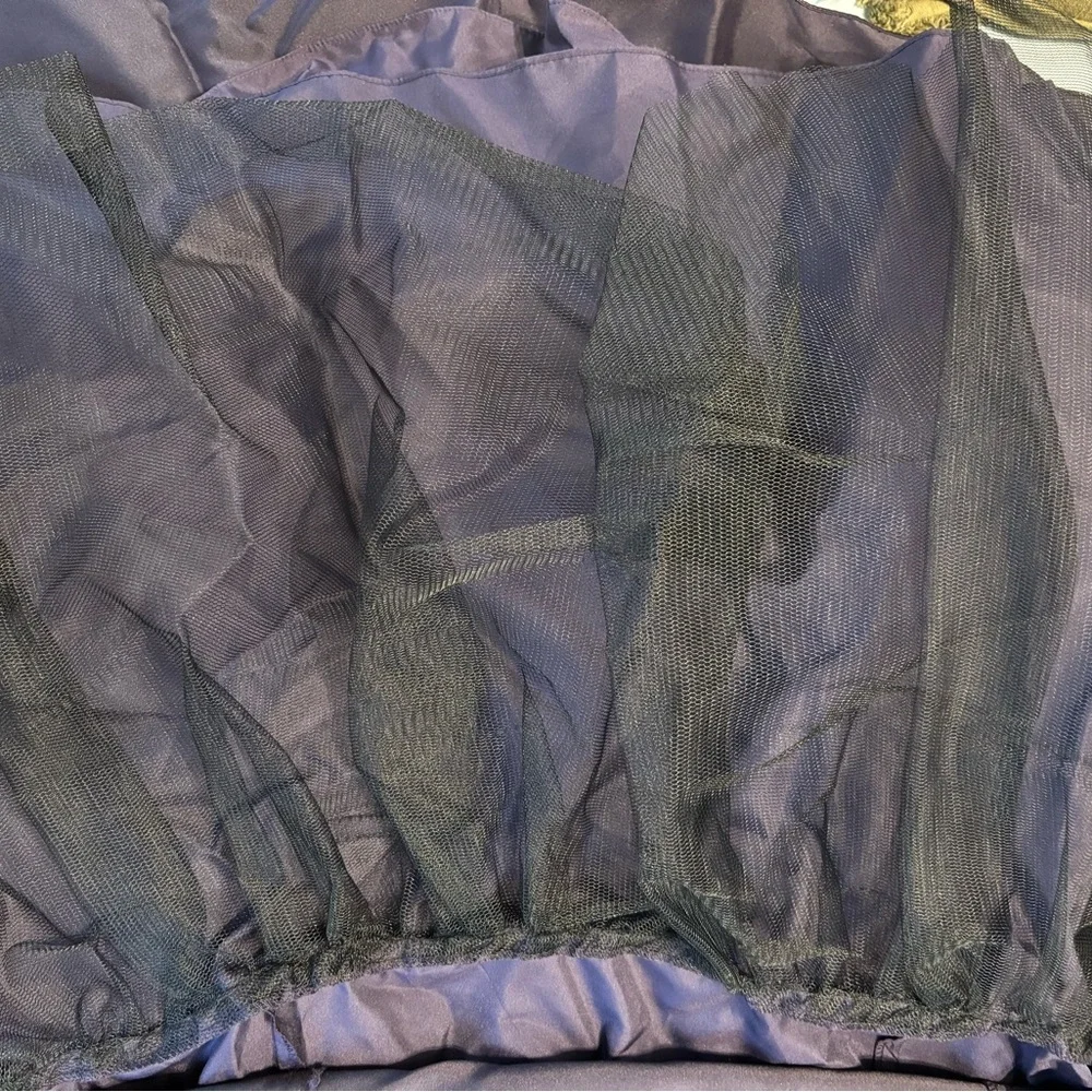 David's Bridal Strapless Purple Dress - Picture 3 of 3